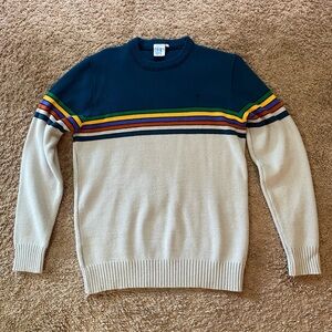 VINTAGE 90’s Op OCEAN PACIFIC SKI SWEATER KNIT PULLOVER CREW-NECK UNISEX